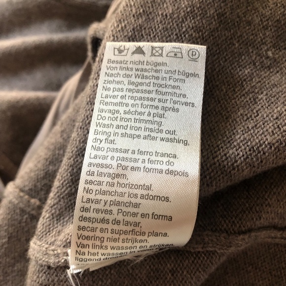 SOLD! Luisa Cerano wool / silk long sleeve cardigan size M-L - Picture 9 of 11